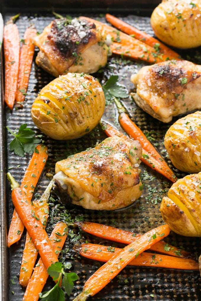 One-Pan Maple Dijon Chicken: Easy Hasselback Meal for Families